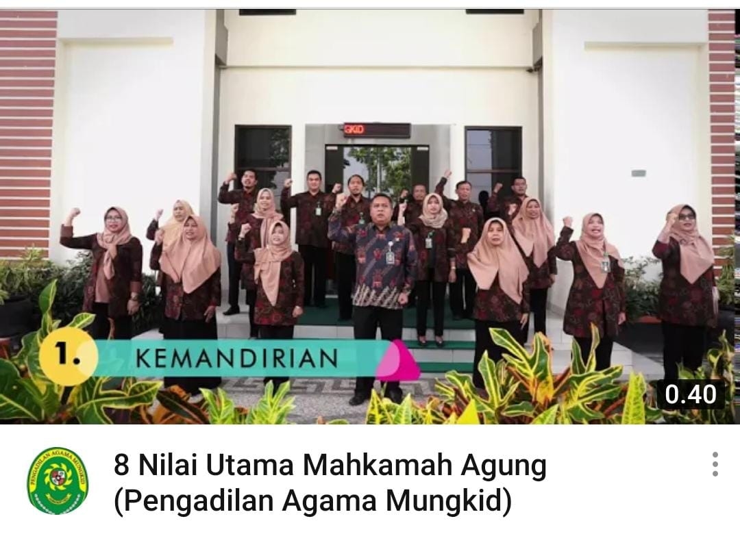 8 Nilai Utama MA