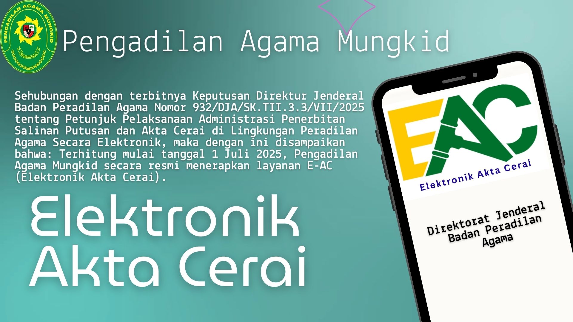Elektronik Akta Cerai